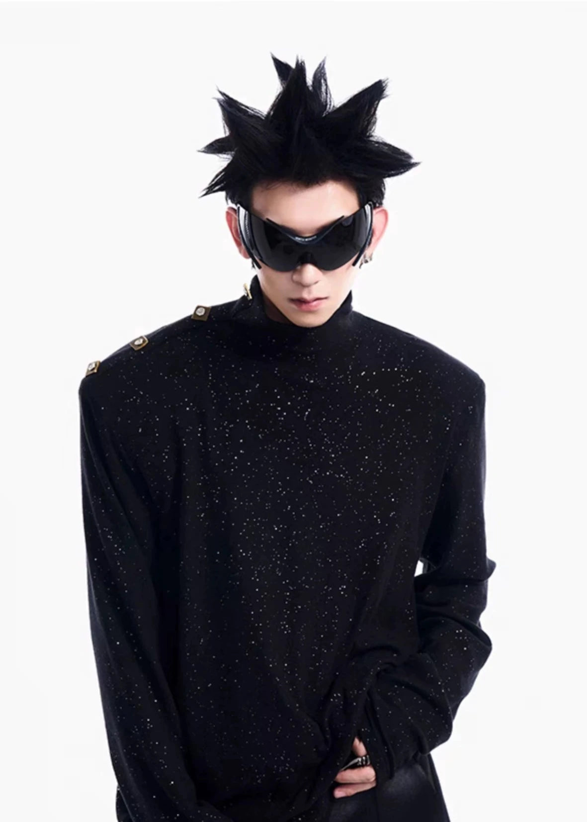 luxury starry sky glitter shirt gm16200