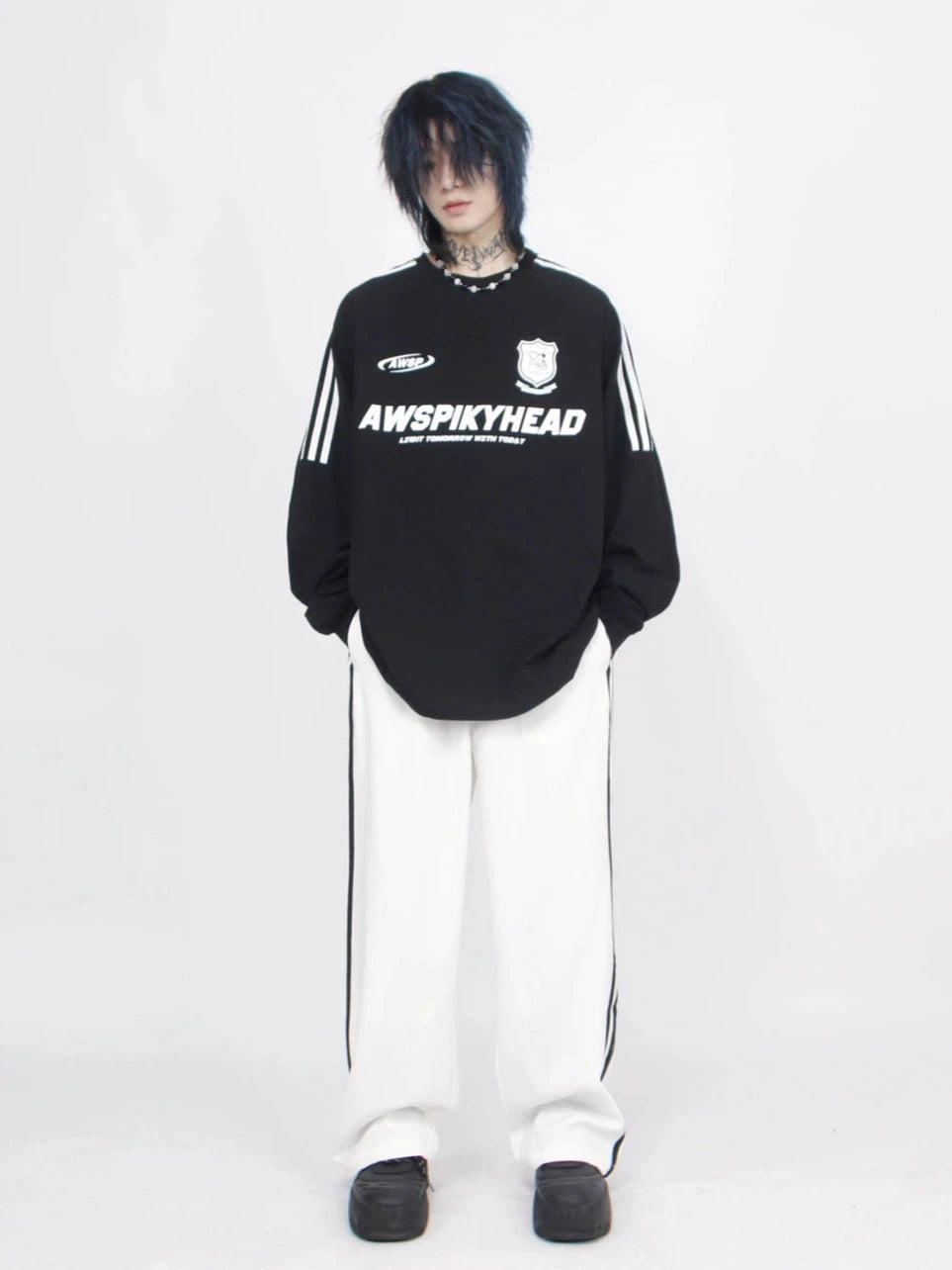 round neck long sleeve T-shirt gm15648