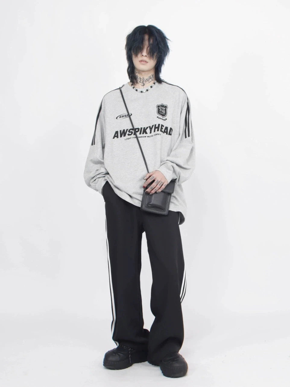round neck long sleeve T-shirt gm15648