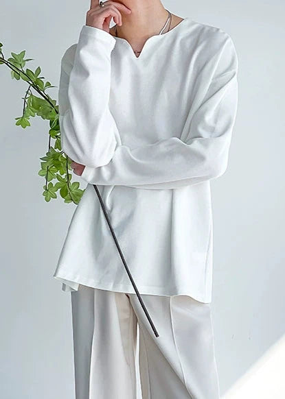 V-neck simple shirt gm15945