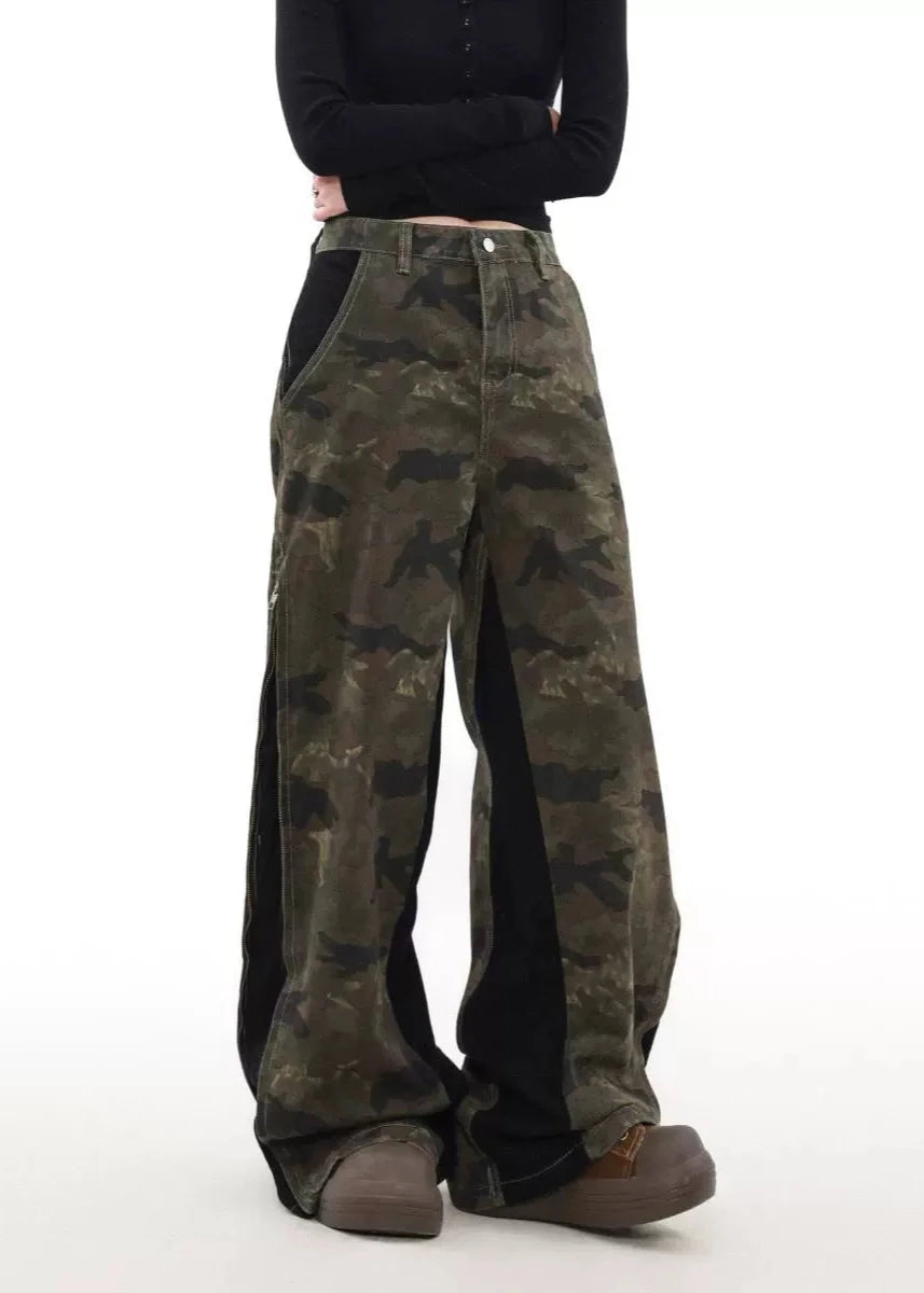 street retro camouflage pants gm16252