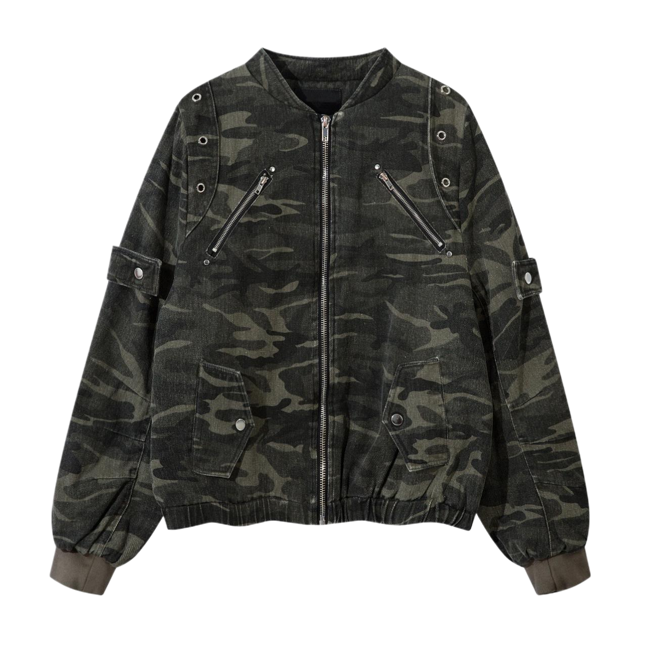 street washed camouflage jacket gm16221