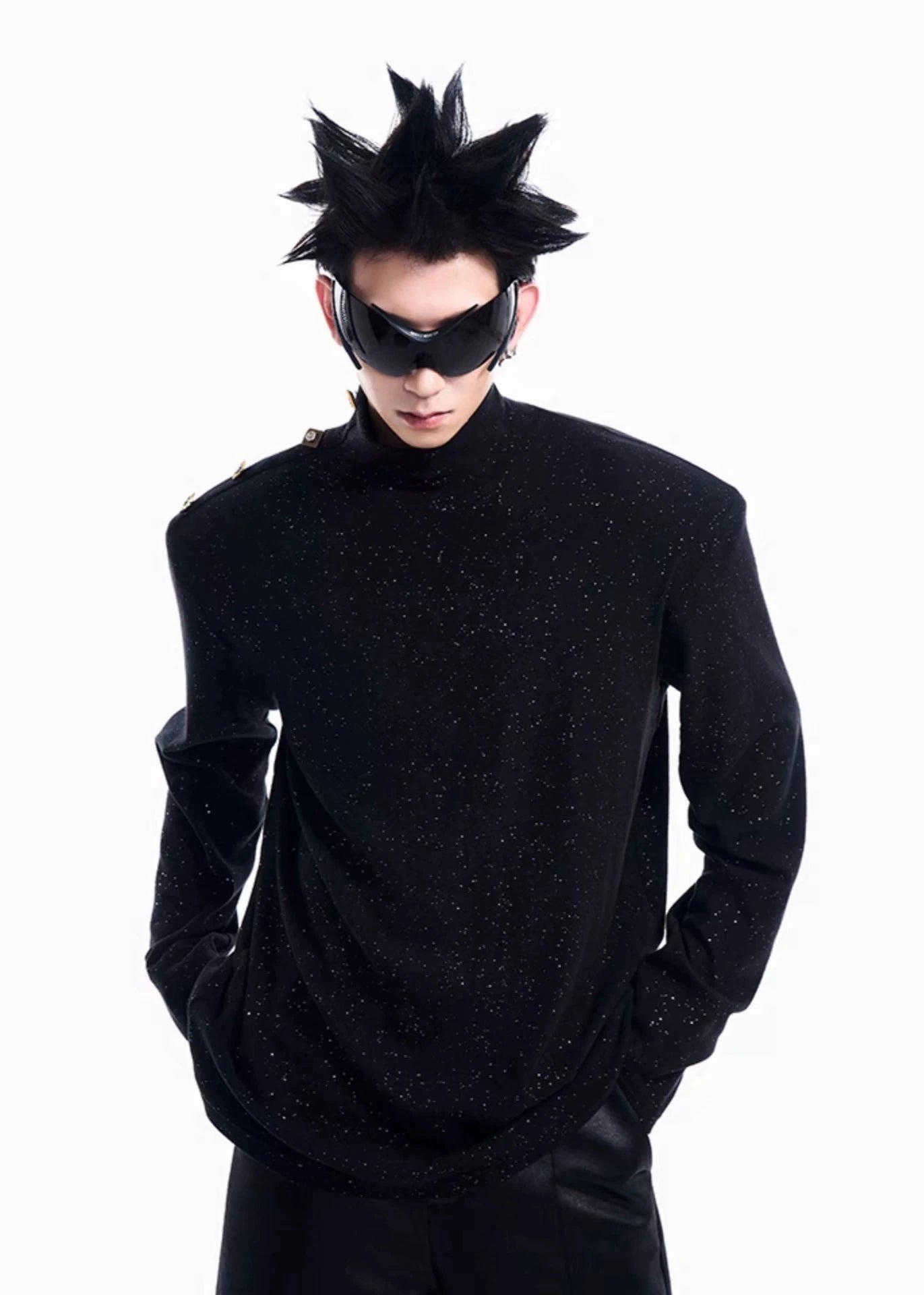 luxury starry sky glitter shirt gm16200