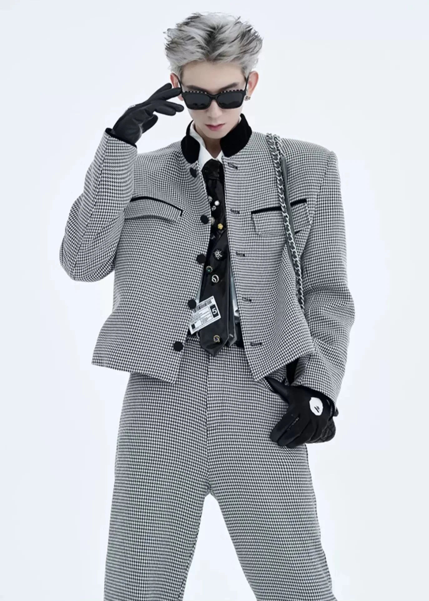 Houndstooth pattern jacketgm15409