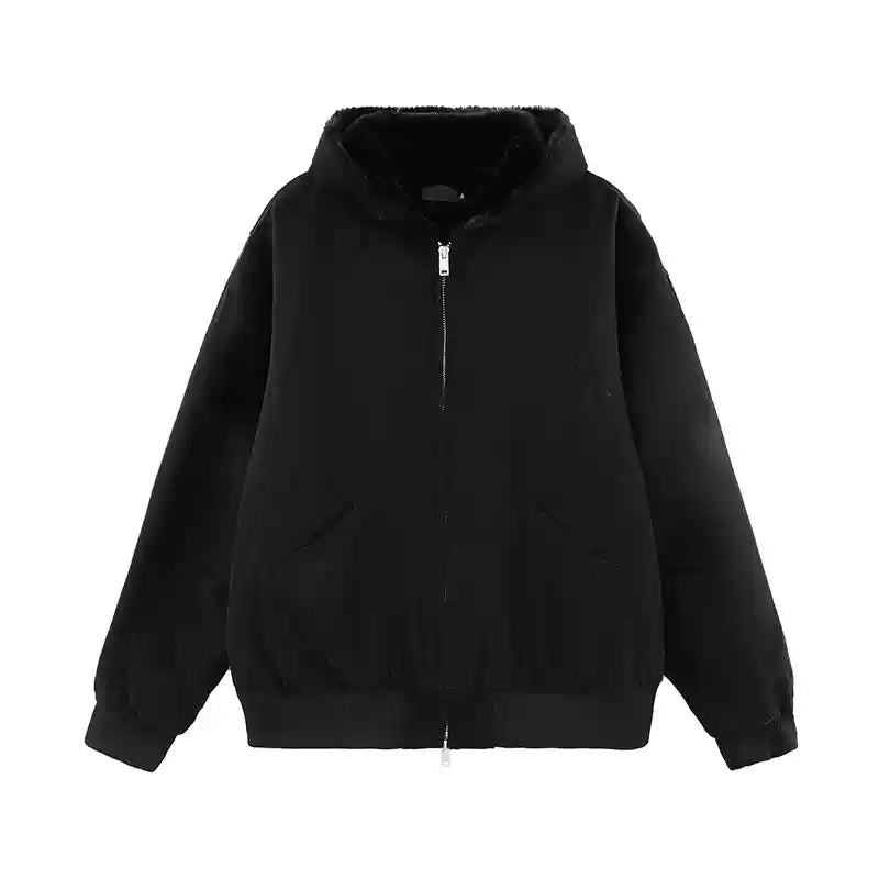 retro hooded work jacket gm16155