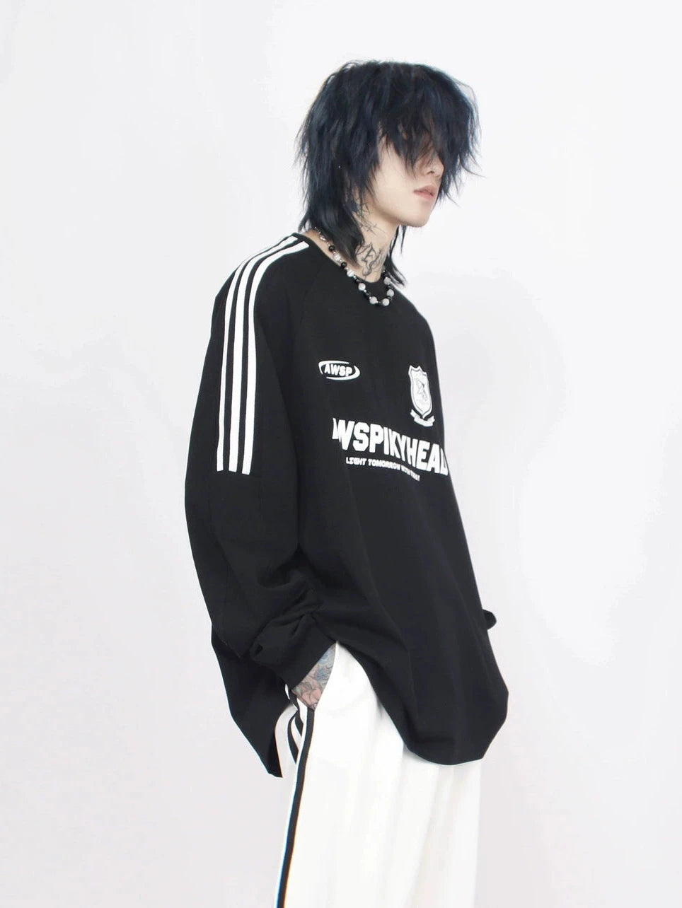 round neck long sleeve T-shirt gm15648