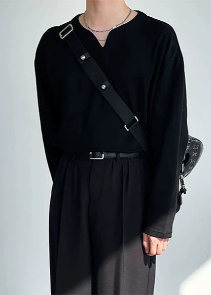 V-neck simple shirt gm15945
