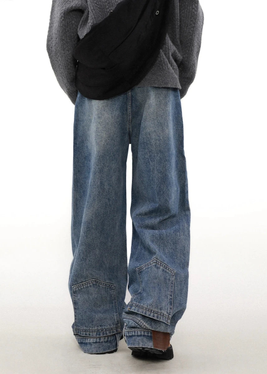 blue inverted pocket denim gm16268