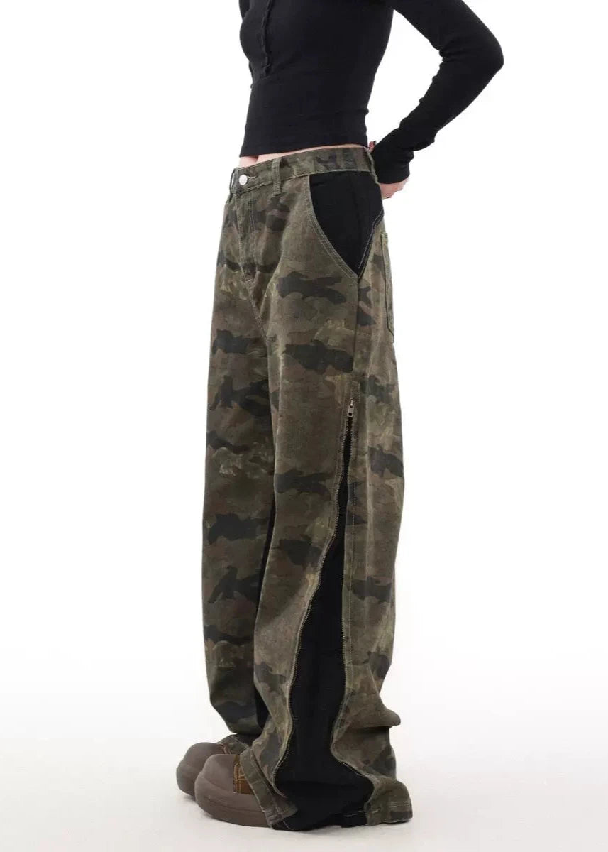 street retro camouflage pants gm16252
