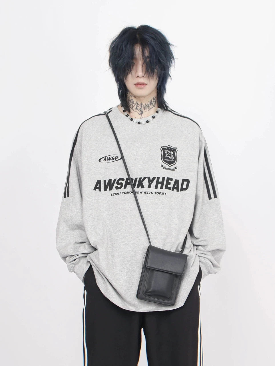 round neck long sleeve T-shirt gm15648