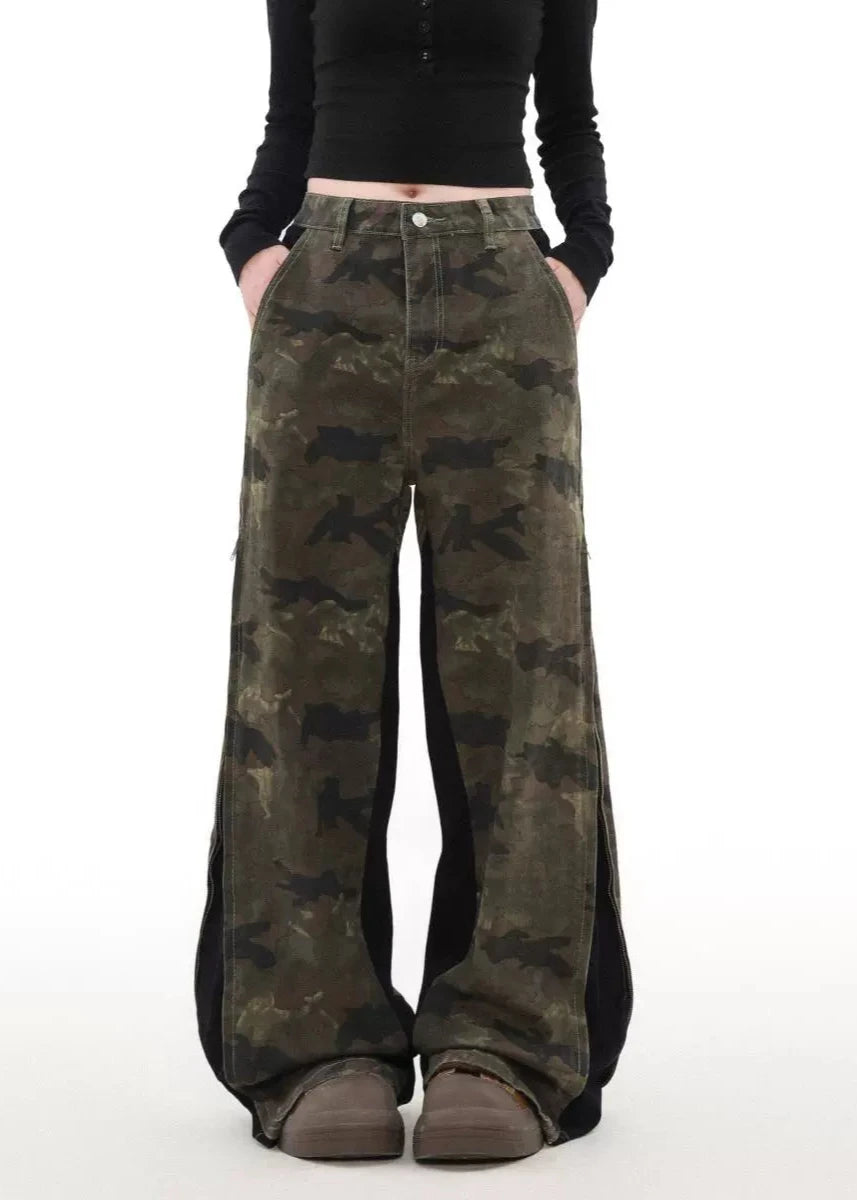 street retro camouflage pants gm16252
