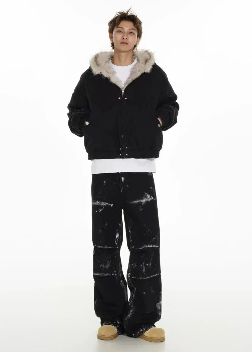 street painted black denim gm16270