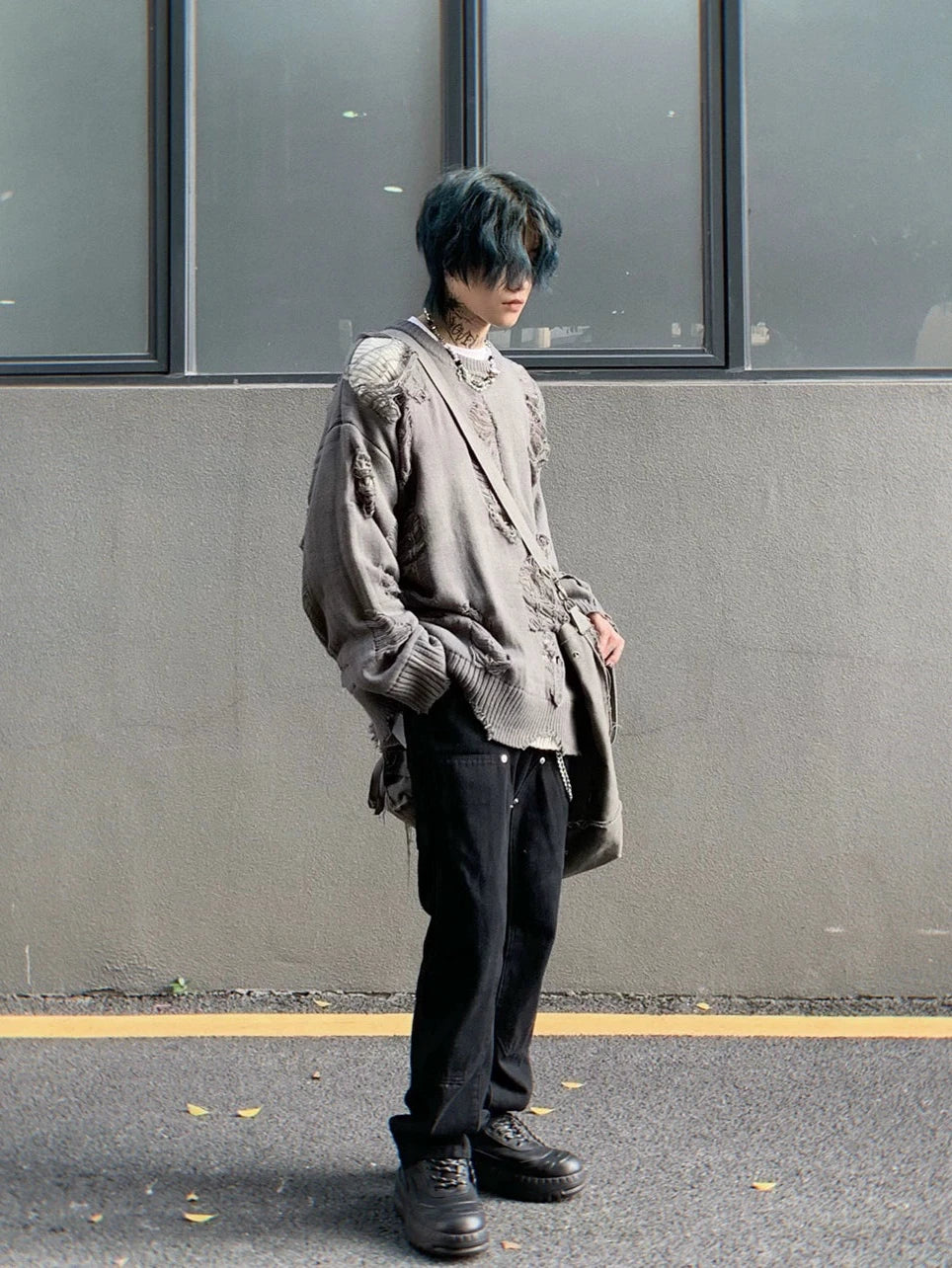 damaged over knit gm15548