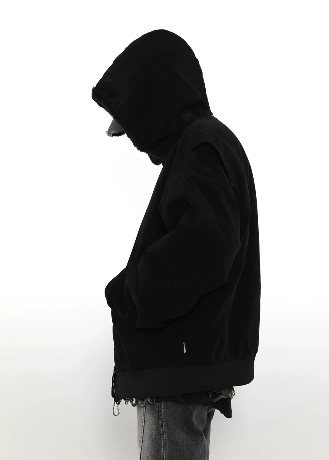 retro hooded work jacket gm16155