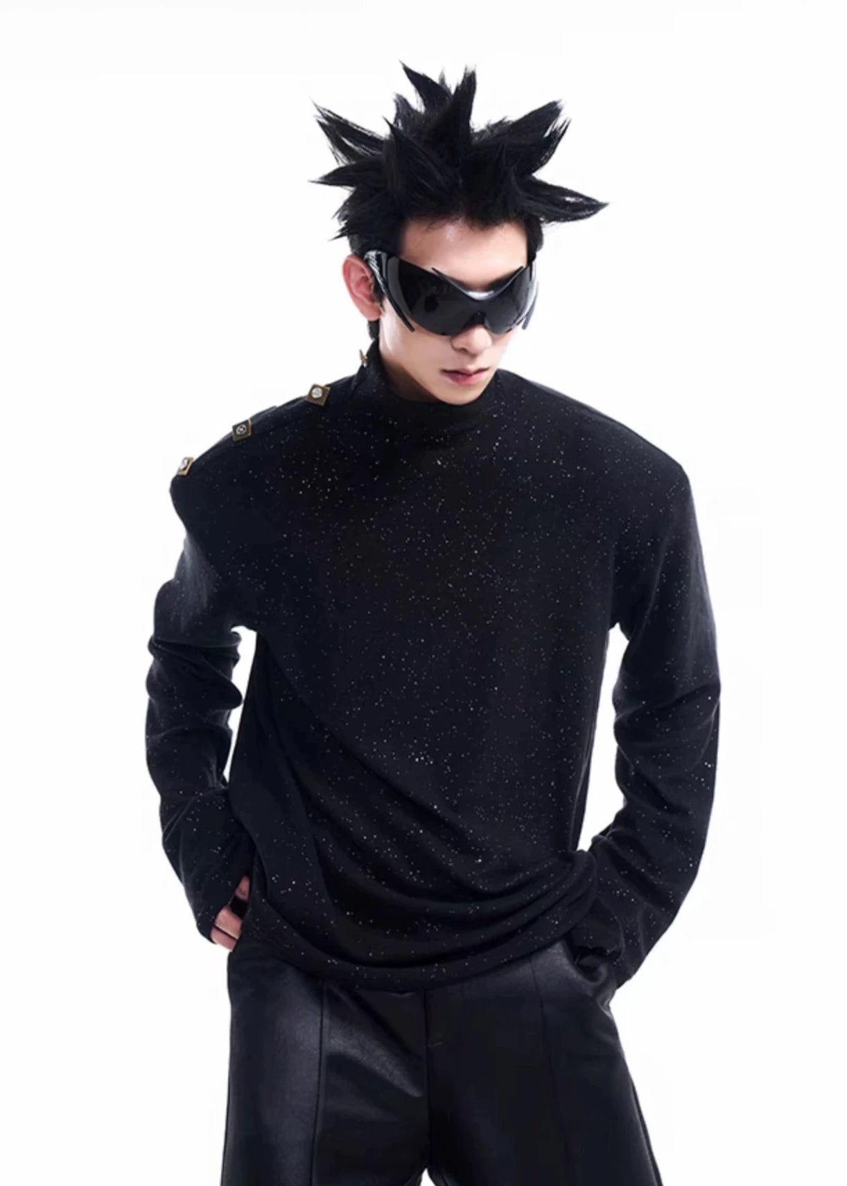 luxury starry sky glitter shirt gm16200