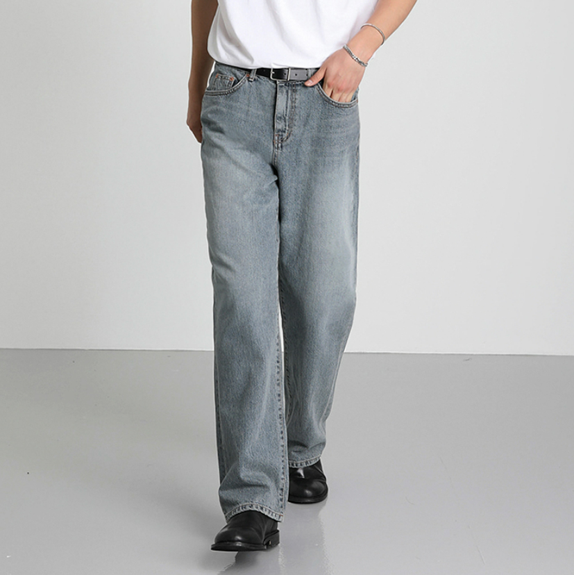 Straight long denim gm1847
