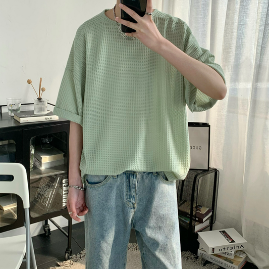 summer waffle t-shirt gm1860