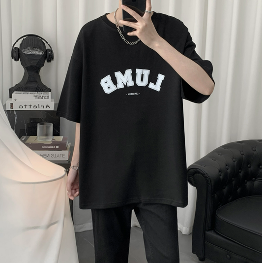 Retro print T-shirt gm1938
