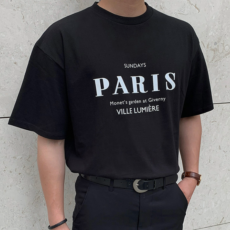 モダンParis Tシャツgm4368