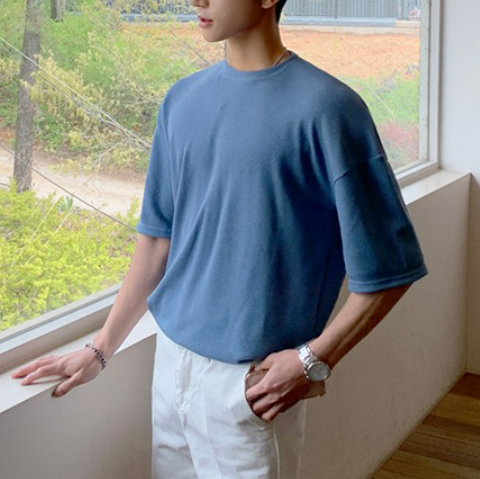 Half sleeve simple shirt gm1974