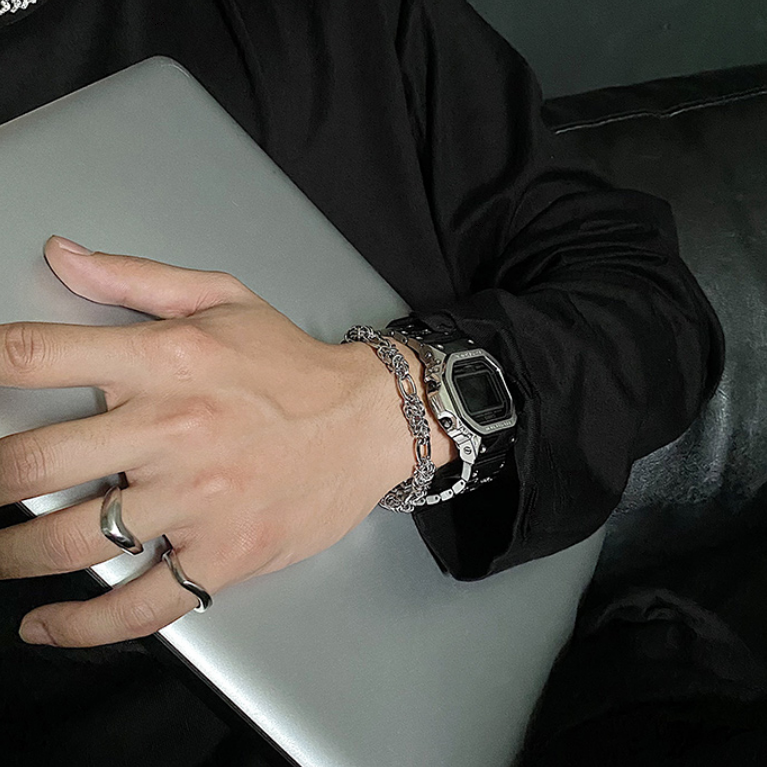 Retro silver bracelet gm2006