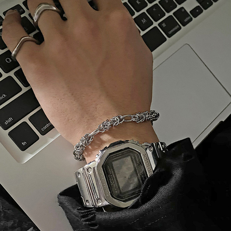 Retro silver bracelet gm2006