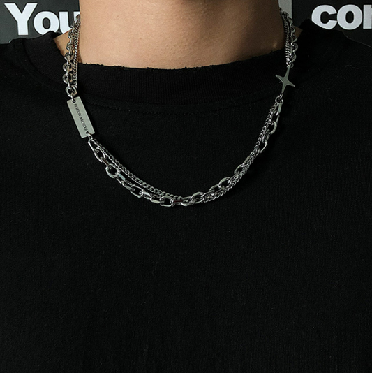 Double chain necklace gm2032
