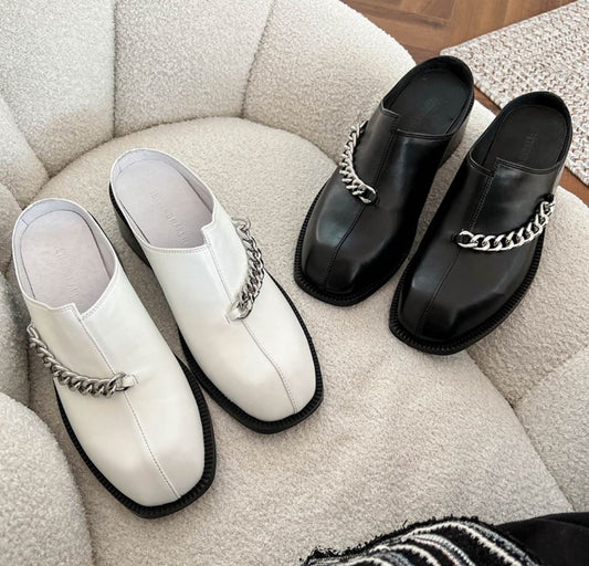 Metal chain loafers gm2239