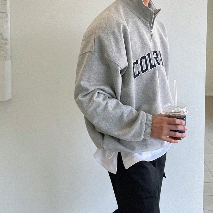 Half zipper sweatshirt gm2129