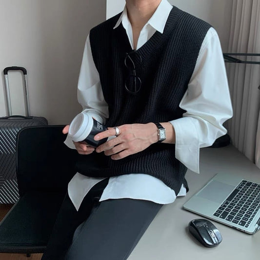 V-neck vest gm5014