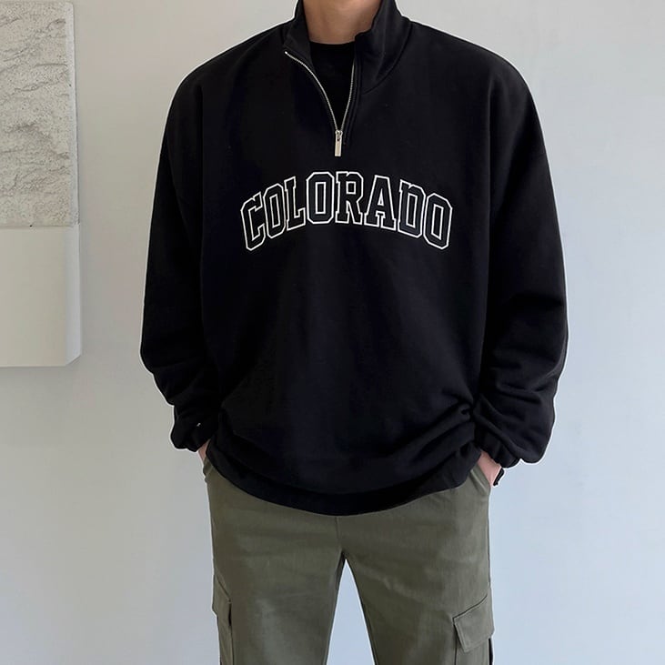 Half zipper sweatshirt gm2129