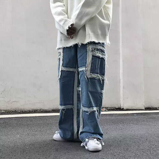 Seam distressed denim gm2262