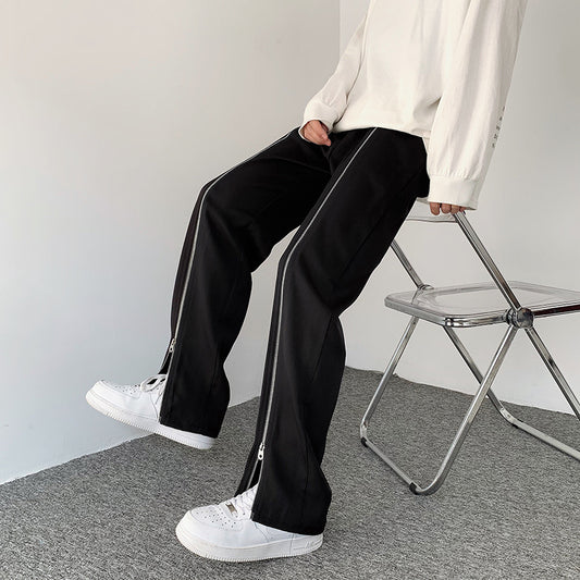 Center zipper long pants gm2709