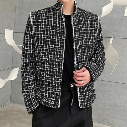 Zip tweed jacket gm4188