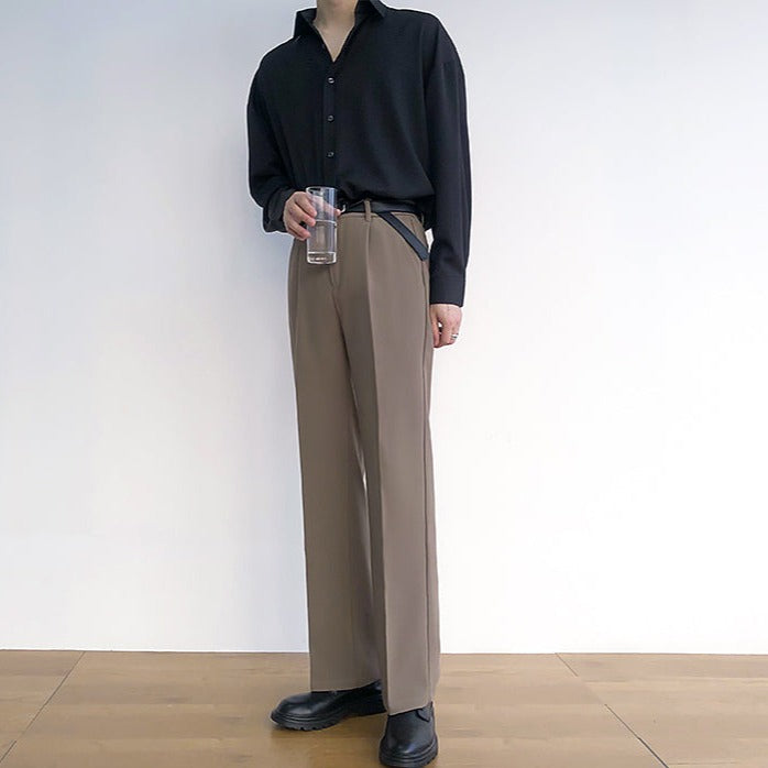 Stylish center press slacks gm5206