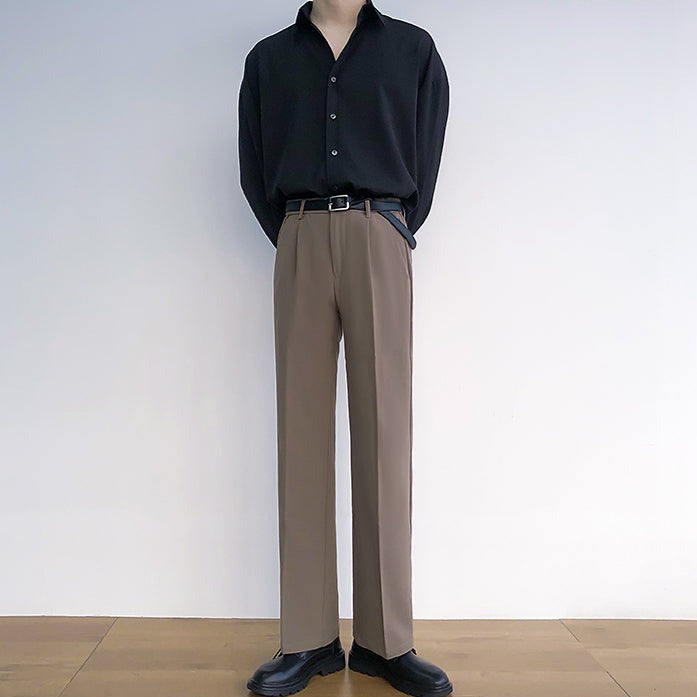 Stylish center press slacks gm5206