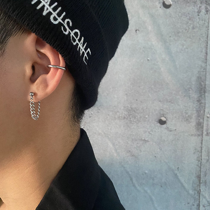 Chain design earrings gm10485