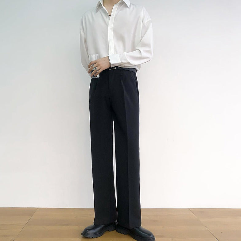Stylish center press slacks gm5206