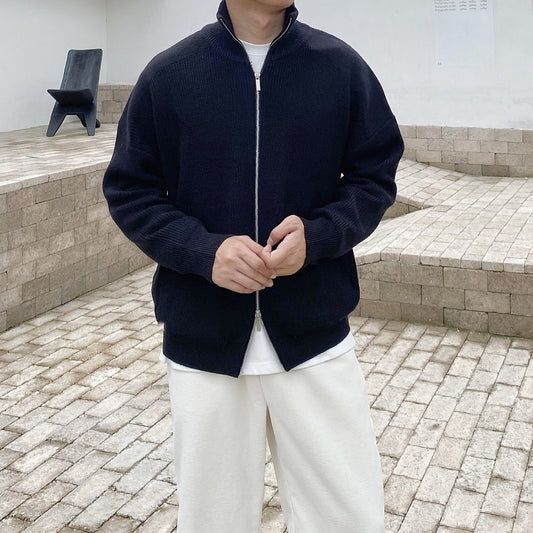 Knit cardigan jacket gm7004