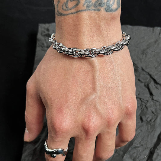 Silver chain bracelet gm2876