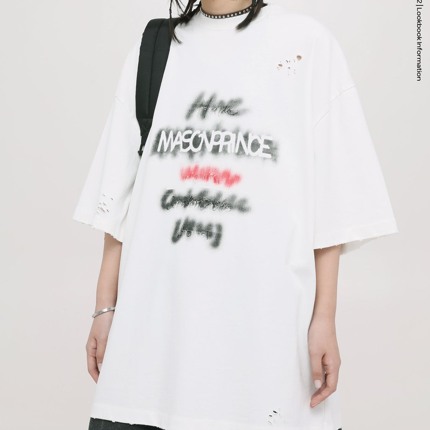 モダングラフィックTシャツ gm7172