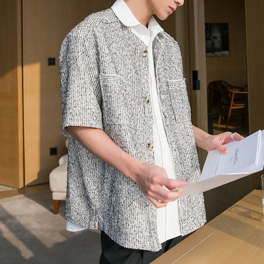 summer korean no-color tweed gm5168