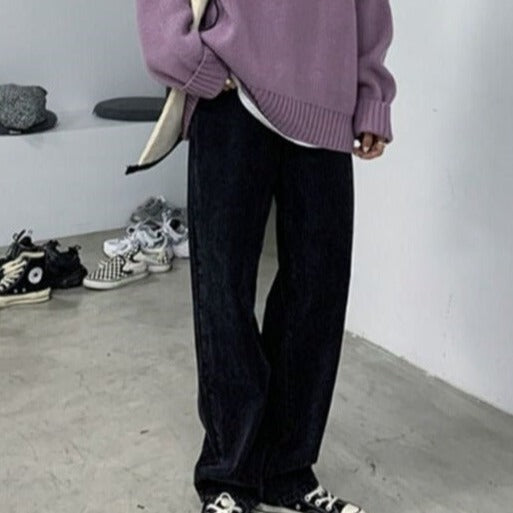 Black straight pants gm3707