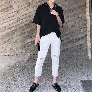 Stitch color monotone T-shirt gm5201