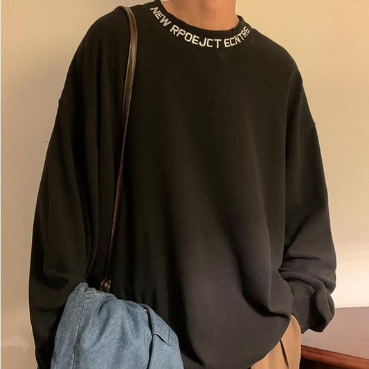 Loose high neck sweatshirt gm4046