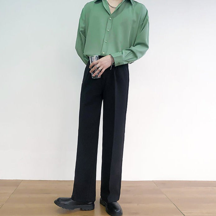 Stylish center press slacks gm5206
