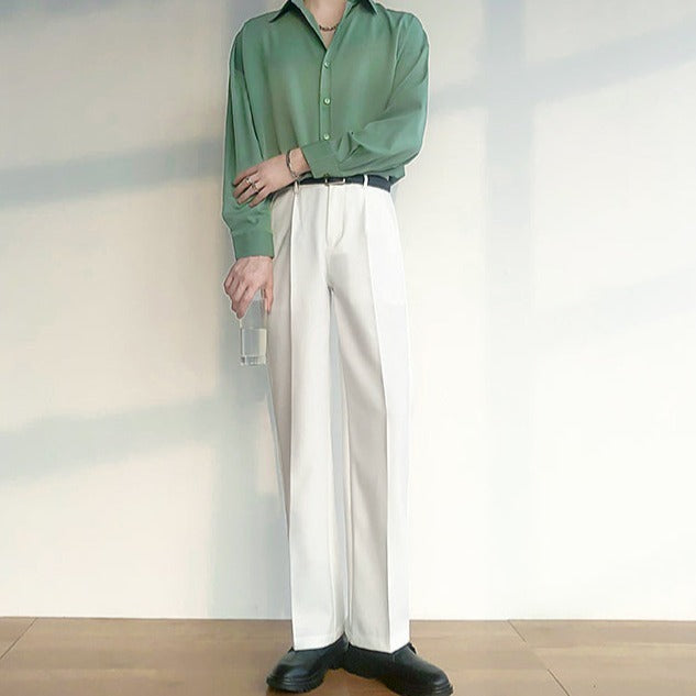 Stylish center press slacks gm5206