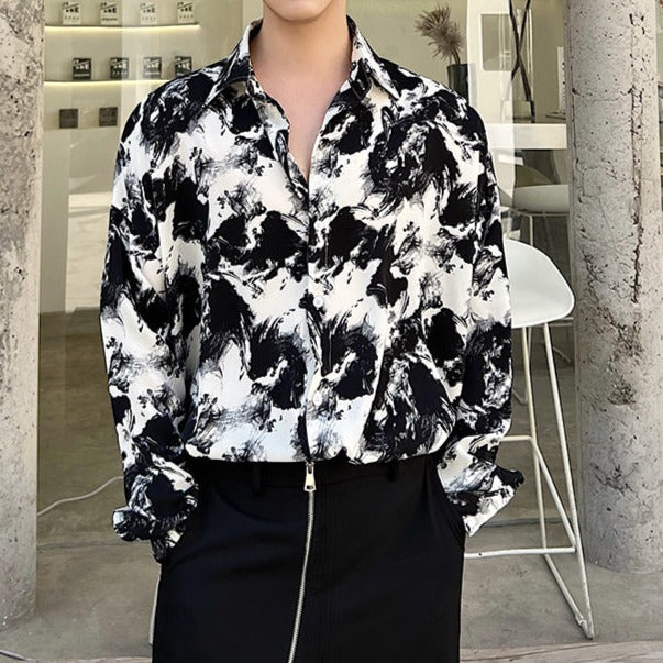 Drape pattern shirt gm2644