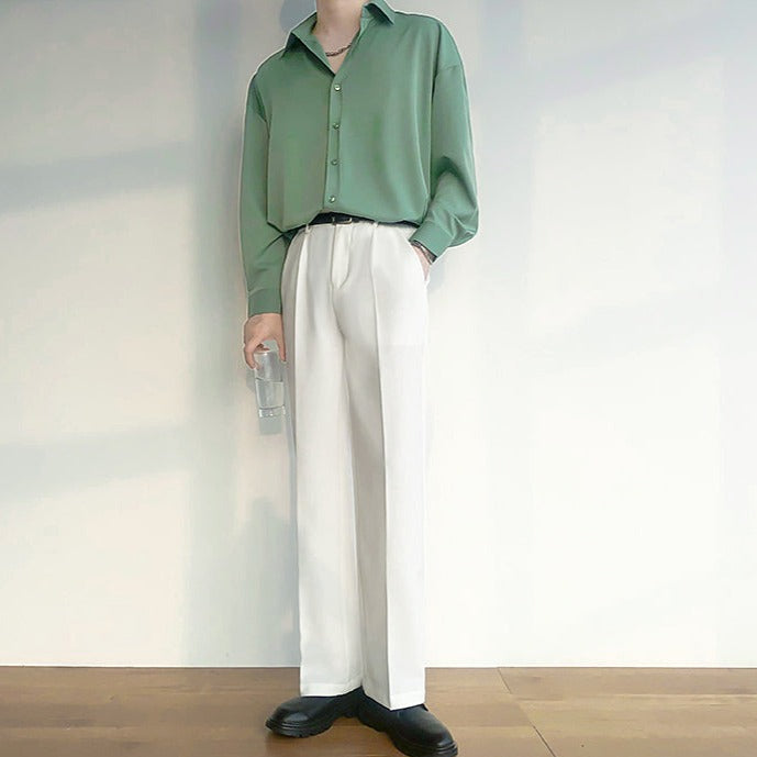 Stylish center press slacks gm5206