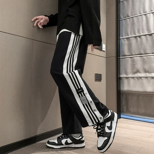 Snap button sweatpants gm3734